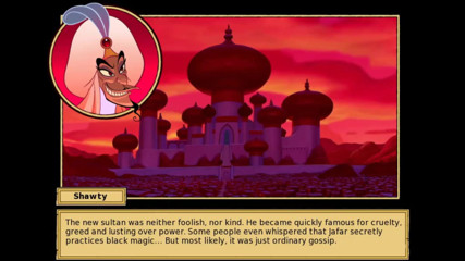 Cartoon Play: Iris quest Jasmine Aladdin część 2 - Jafar i jego suka Jasmine
