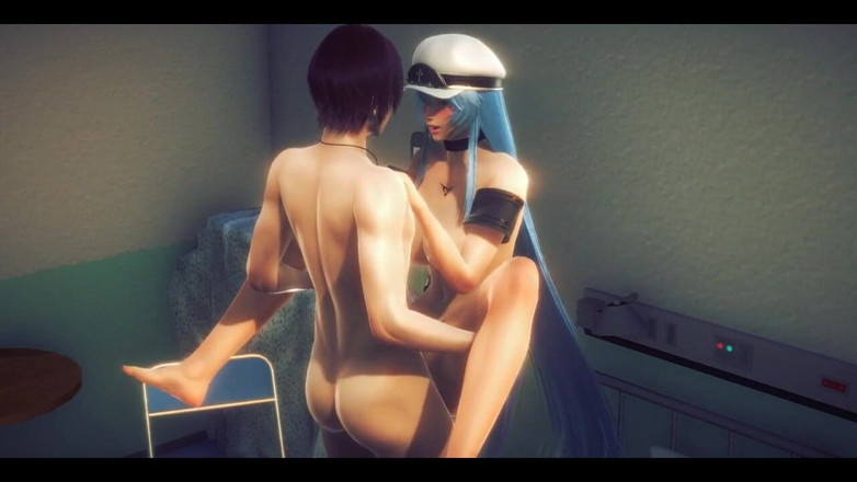 HentaiTubes: Akame Ga Kil Hentai - Esdeat Sex in a Bed - japonês...