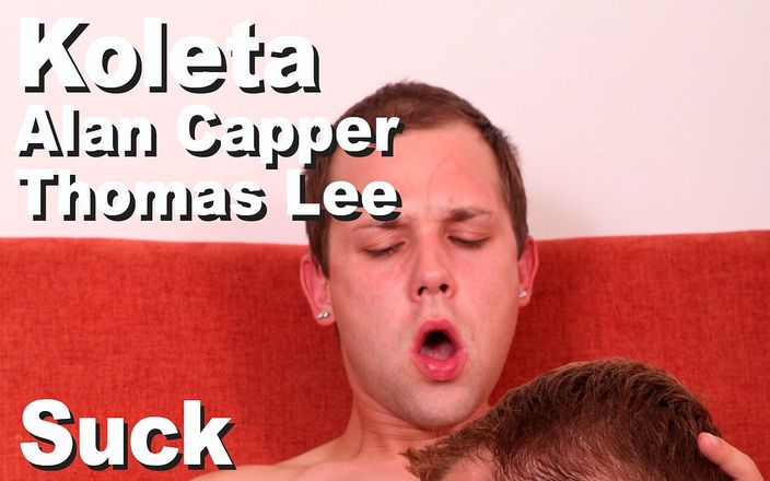 Picticon BiSexual: Koleta &amp;amp; Alan Capper &amp;amp; Thomas Lee смокчуть трах, анальний бісексуальний камшот на обличчя