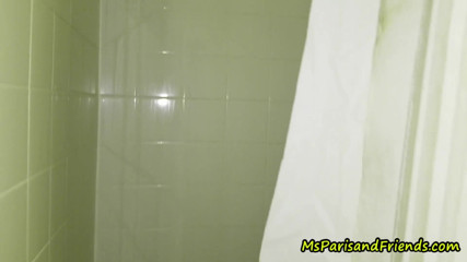 Ms Paris and Friends: The shower camera