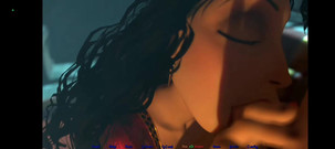 The anime king: Długie kręcone włosy analne