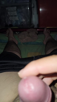 Flashing Little Pinky Cock