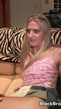 Skinny Blonde Girl Ashley Long Takes Big Black Cock