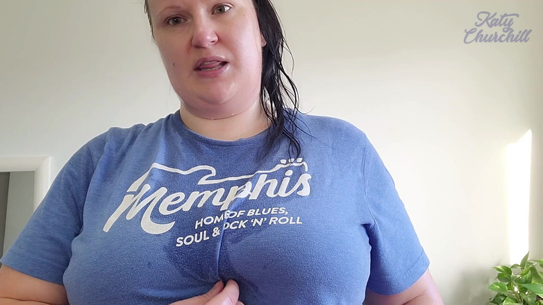 Katy Churchill: Super suada depois da academia