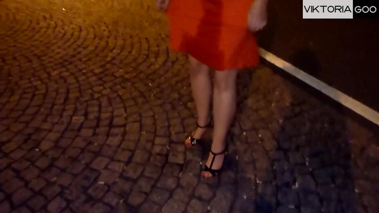 Viktoria Goo: Viktoria Goo - Chcaní a pití chcanek na německé zastávce kamionu...