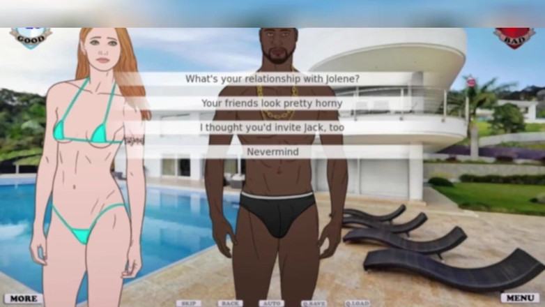 3DXXXTEEN2 Cartoon: Tyrone'un büyük zenci yarağı havuz partisi. 3 boyutlu porno çizgi film seks
