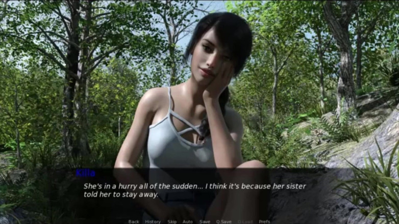 Visual Novels: Pine falls part 7