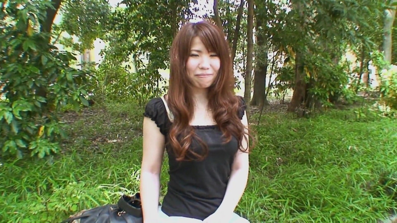 Asian Addiction: Beautiful granny walking through the woods is convinced to come...
