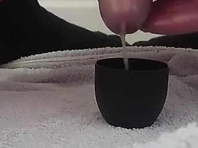 Slow Edging of Soft Uncut Cock with Leaking Cum and Swallow (Edge leak drip)
