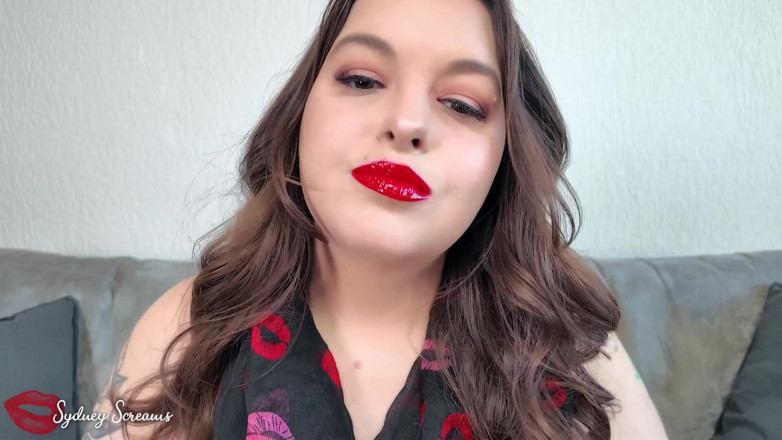 Sydney screams fetish: Labbra rosse lucide joI