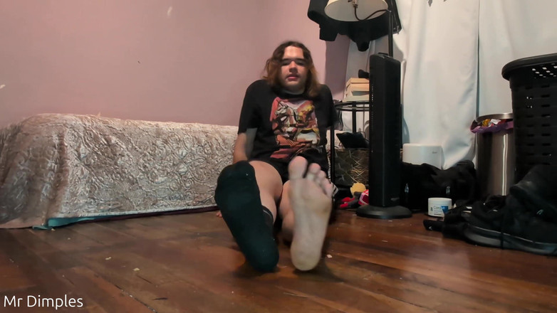 Mr Dimples: Piedi e culo dopo l'allenamento JOI!