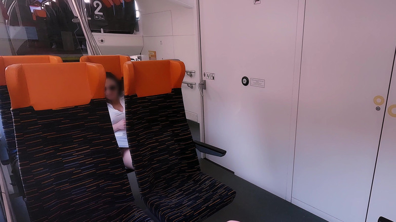 DedeDeville: Very Risky Sex on a Train I Fucked Her in...