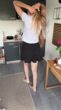 Lifting My Skirt for a Secret View