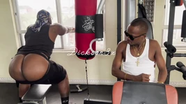 Normal Day at the Gym Ended up in the Room Banging My Big Boss Ass