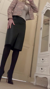 Green Dress Striptease