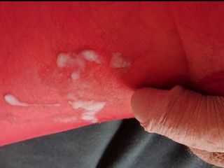Carmen_Nylonjunge: Nylonjunge thích quần tất màu đỏ 3 ** tinh trùng **