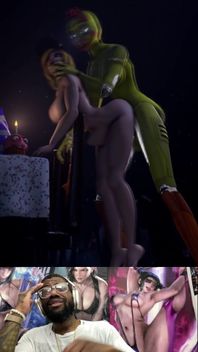 Hard Cock Futa Chica Fucks the Hell Outta the Big Breast Security Guard