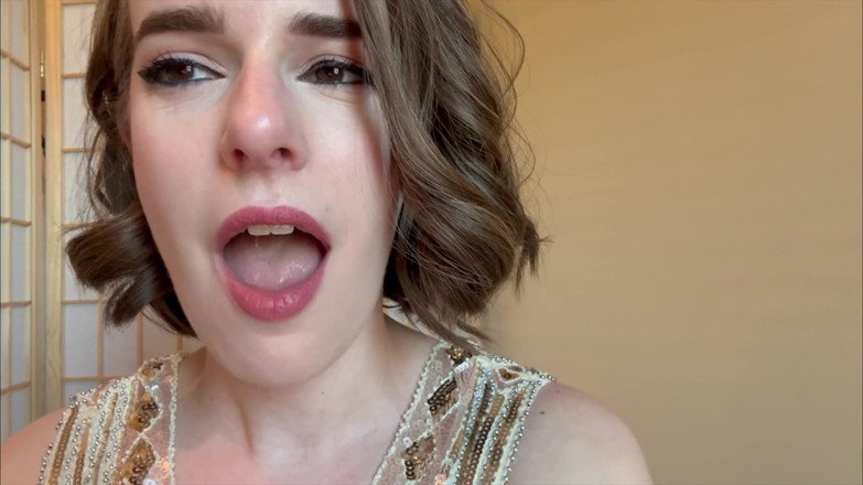 Kink in Time: Řve Ivy Wilder z 20. let Burping Fantasy 4K HD POV Gassy...