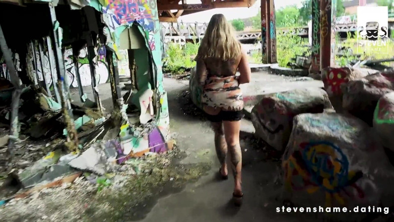Steven Shame: Mia Blow and Bodo enjoyed a rough sex outside in...