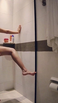 Punching Rolls in the Hottie in the Bathroom