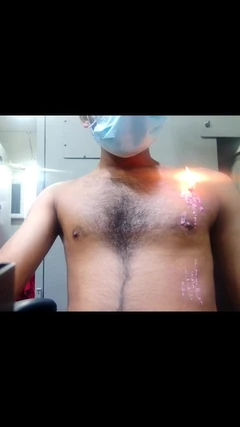 Ev yapımı mumlar seks ağdası oynuyor bdsm