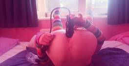 Rainbow Femboy: Więcej zabawy z dmuchanym dildem i zabawą z moim nowym...