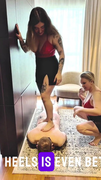 Foot Humiliation Double Trampling