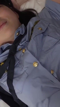 Brincalhona mini-saia Police Cosplay Beauty Stars em uma diversão e aventura privada de flertar