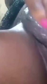 POV Squirt with African Slut Nikkie