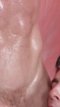 Exclusive video Bareback: Hot horny guys lube up before having anal sex