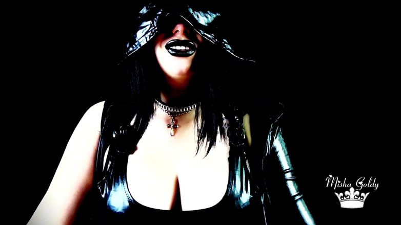 Goddess Misha Goldy: Du bist nur mein spielzeug, mein wichser, mein spermafresser, meine...