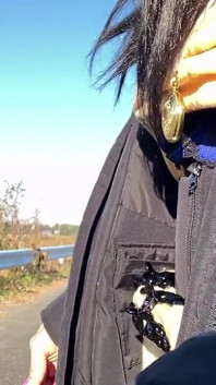 Self-training No. 47: Daily Morning Walk with Tack's Pussy on Display