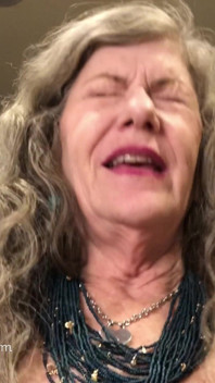 Stönande mormor POV Kuksugande, Cowgirl &Närbild sprutar!