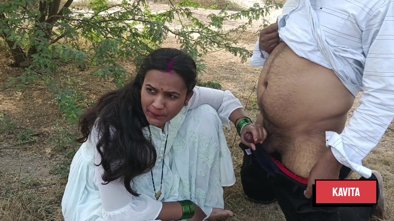 Kavita _zawazawi: Dirty Blowjob Completion and Cum in Mouth and Cum on...