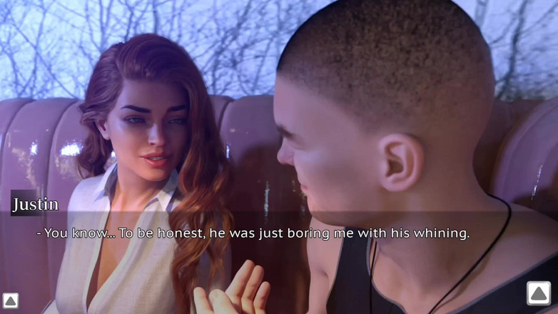 Nerom life: 잘생긴 이웃을 가까이 잡고 그에게 깊이 키스하는 계모