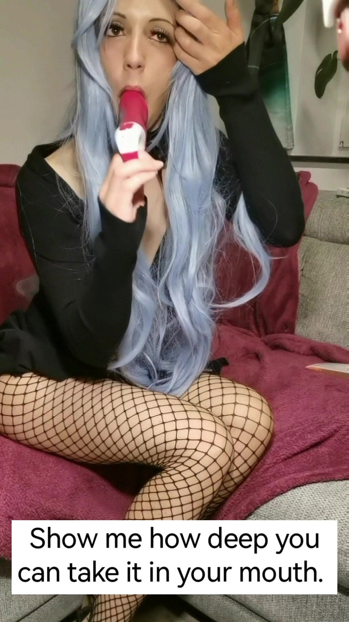 Scarlett Kane: Cabelo azul safada Scarlett como presente de aniversário parte 1