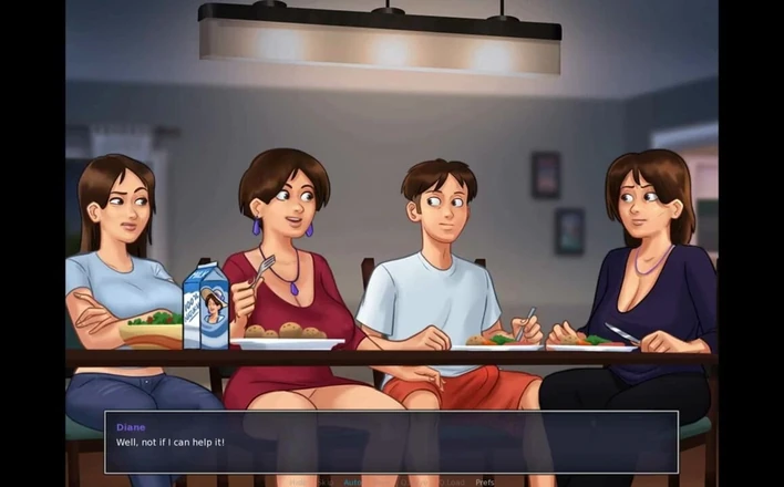 Erotic Krisso: Sommartidsaga-mogen brunett MILF