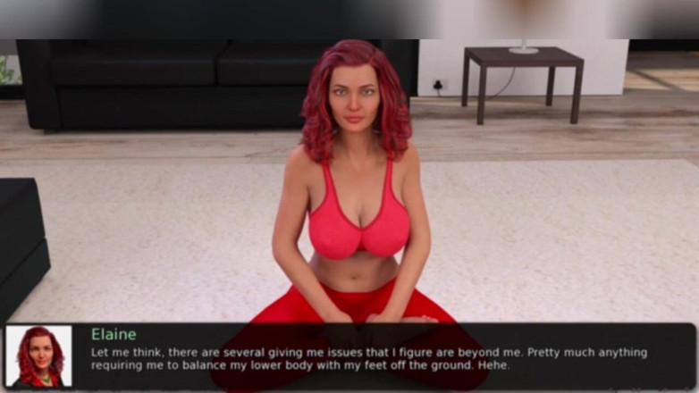 3DXXXTEEN2 Cartoon: Yoga unică pozează pentru Elaine. Sex cu desene animate porno 3D