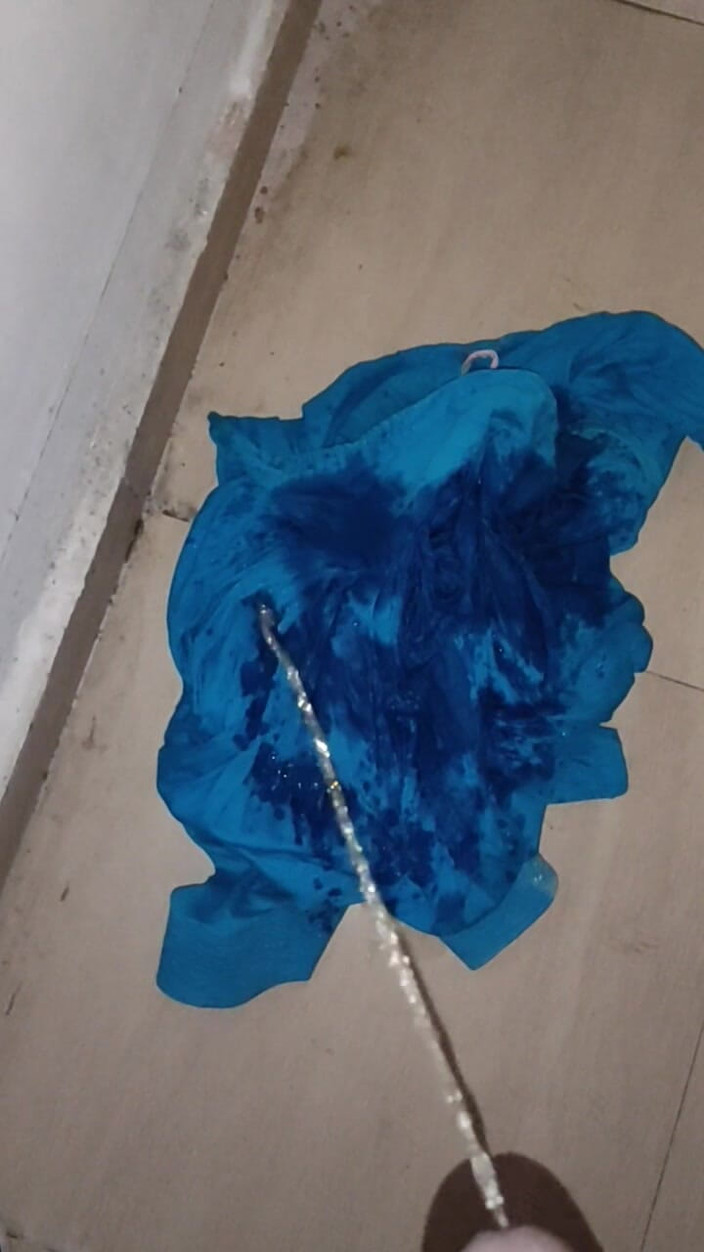 Satin And Silky: Satynowy jedwabny ręczna robota porno - sikanie na pielęgniarkę garnitur Salwar...