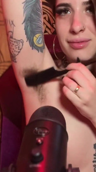 Armpit and Bush Brush Asmr