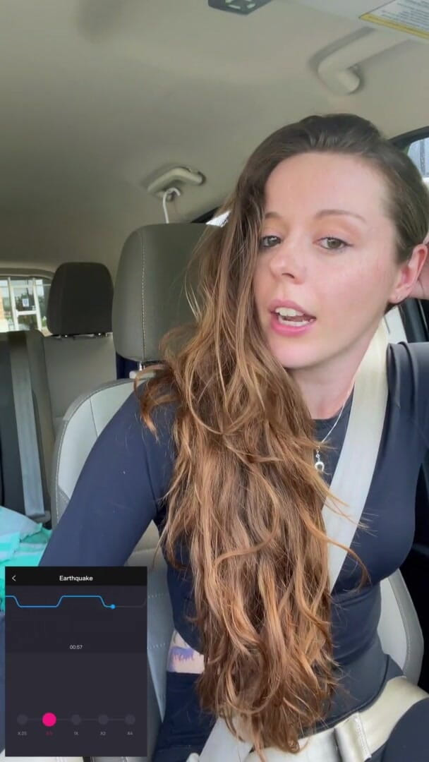 Nadia Foxx: Chevauchage orgasmique en voiture, temps luxuriant avec McDonalds au volant (partie 4) !