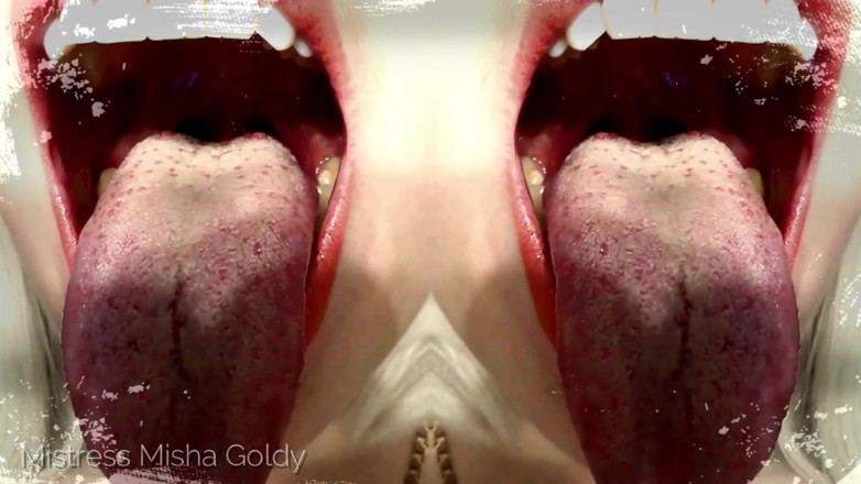 Goddess Misha Goldy: Aliméntame tus jugos y luego a ti mismo