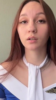 Teenage Stewardess Tied Her Mouth Shut to Fuck Her Hole