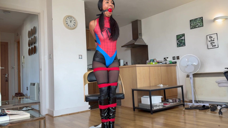 Latina Fetish: Courtney: Caught in a Bondage Web (hd + Bts))