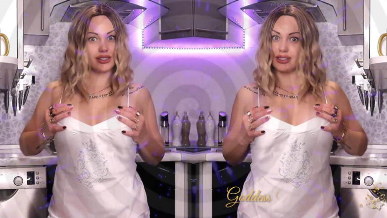 Goddess Misha Goldy: 私があなたの脳を犯している間、あなたのチンポを撫でてください!この快感を感じるのは、私があなたの心の中にいるときだけだ!