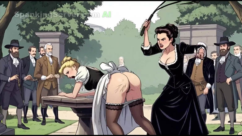 SpankingServer - AI: La domestica viene punita, 270326comic1