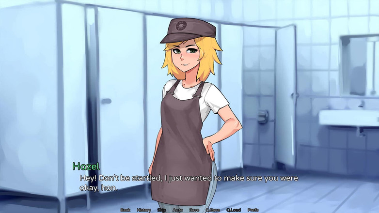 Futavision: 榛子拿铁：放荡的futa barista在厕所里吹箫，最后口爆了 - 第1集