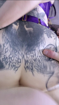 Hard Anal for Tattooed Slut Who Loves Getting Used.