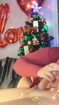 Mama Claus Drinking Her Delicious Milk
