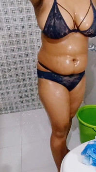 Part - 3 My Stepsister Bath Sex Video Caling with My Friend